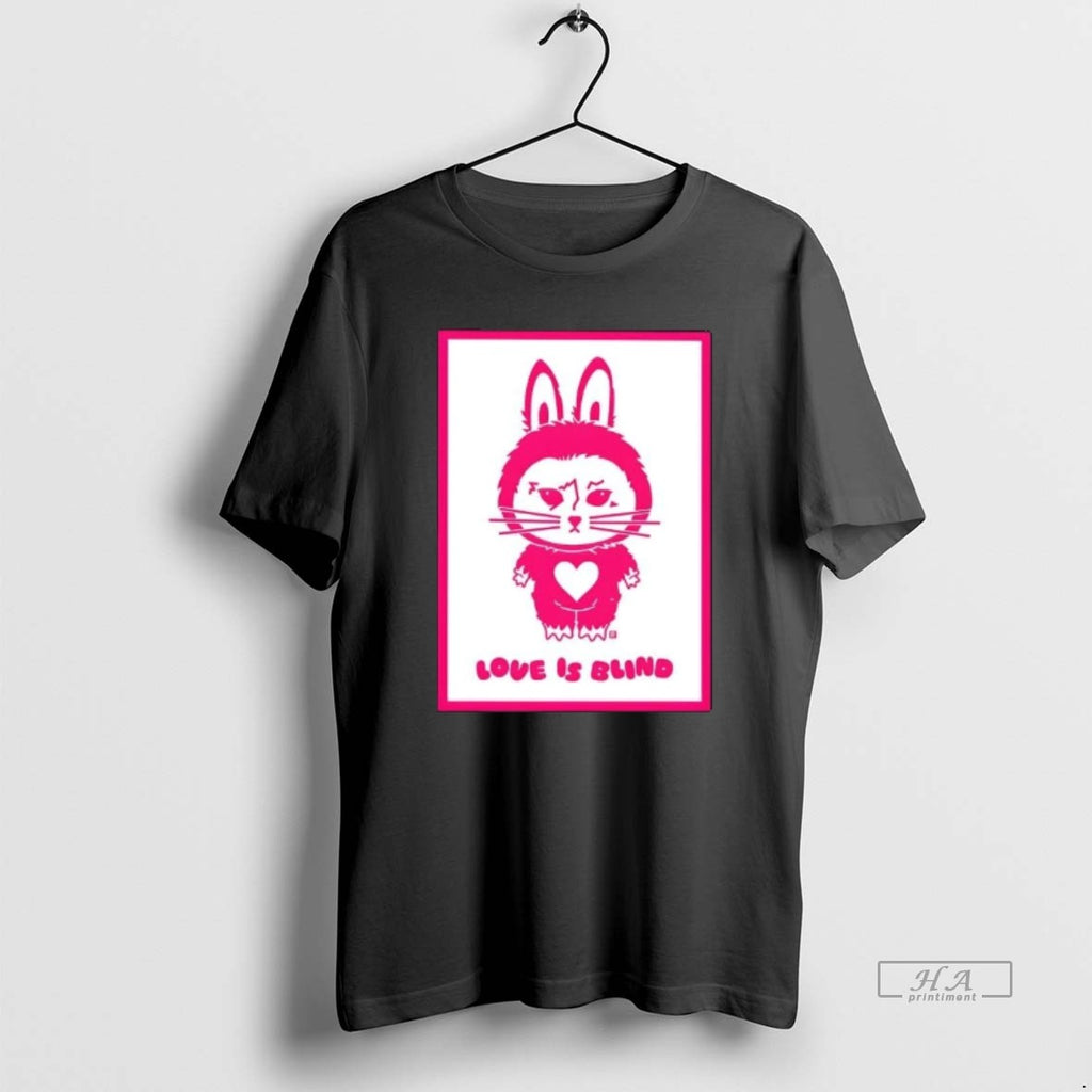 Official Labubu Love Is Blind Greeting Card T-Shirts, Hoodie, Sweatshirt