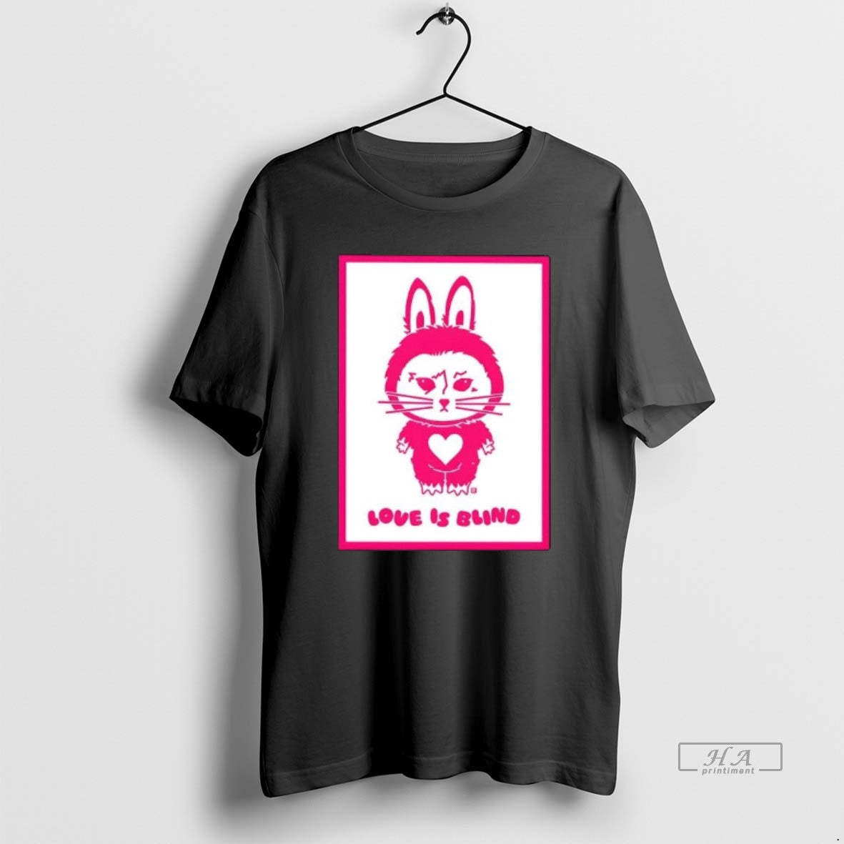 Official Labubu Love Is Blind Greeting Card T-Shirts, Hoodie, Sweatshirt