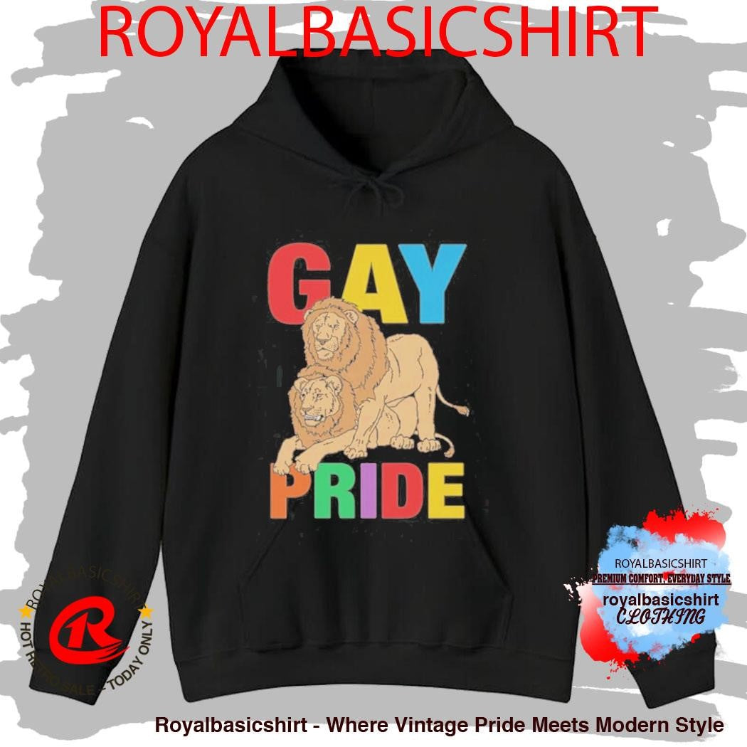Official Lion Gay Pride Shirt