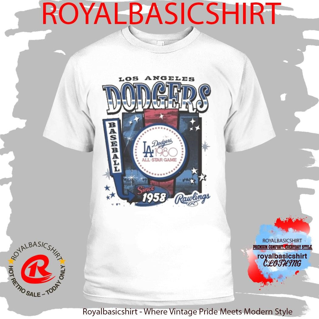 Official Los Angeles Dodgers Cooperstown Rawlings 47 Shirt