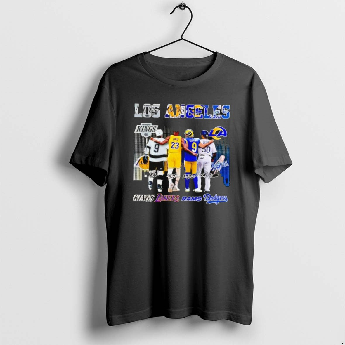 Official Los Angeles Kings Dodgers Rams Lakers All Star Squad Dream Team T-Shirts, Hoodie, Sweatshirt | PrintMintTees.com