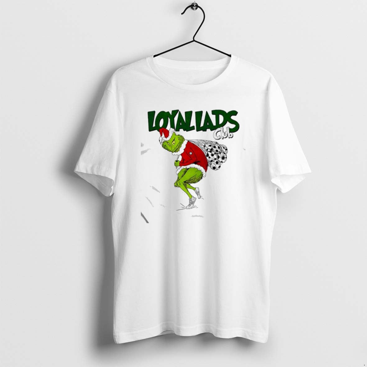 Official Loyal Lads Club Grinch Carrying Soccer Balls T-Shirts, Hoodie, Sweatshirt | PrintMintTees.com