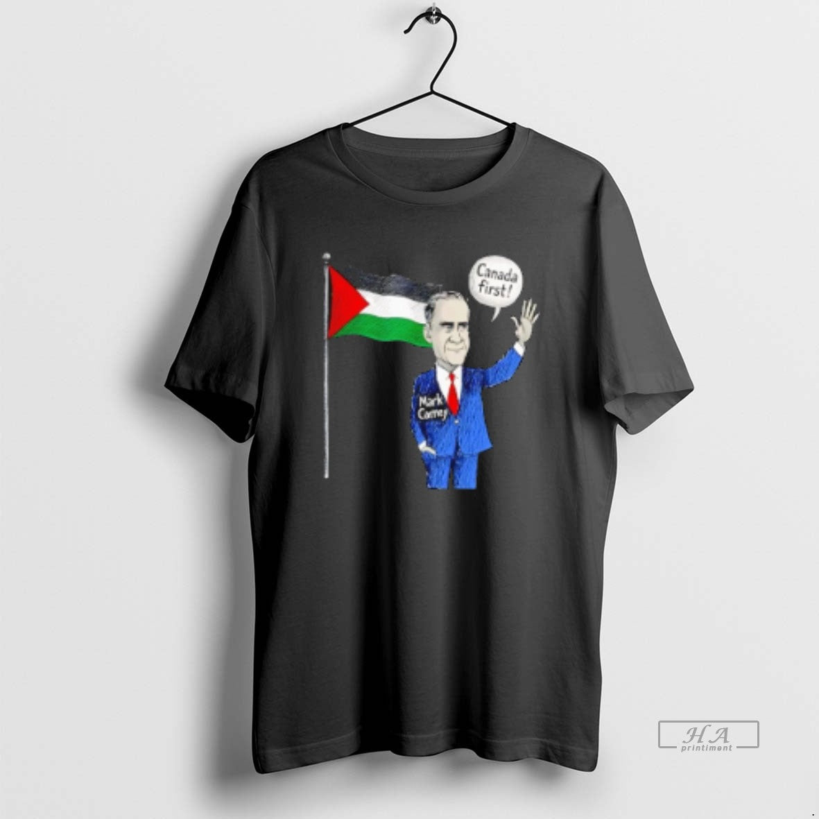 Official Mark Carney Canada First Palestine Flag T-Shirts, Hoodie, Sweatshirt | PrintMintTees.com
