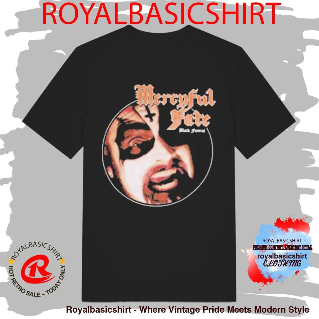 Official Mercyful Fate Black Funeral Cover T-Shirt