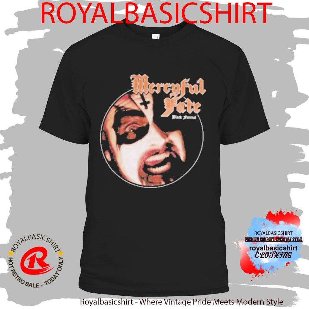 Official Mercyful Fate Black Funeral Cover T-Shirt