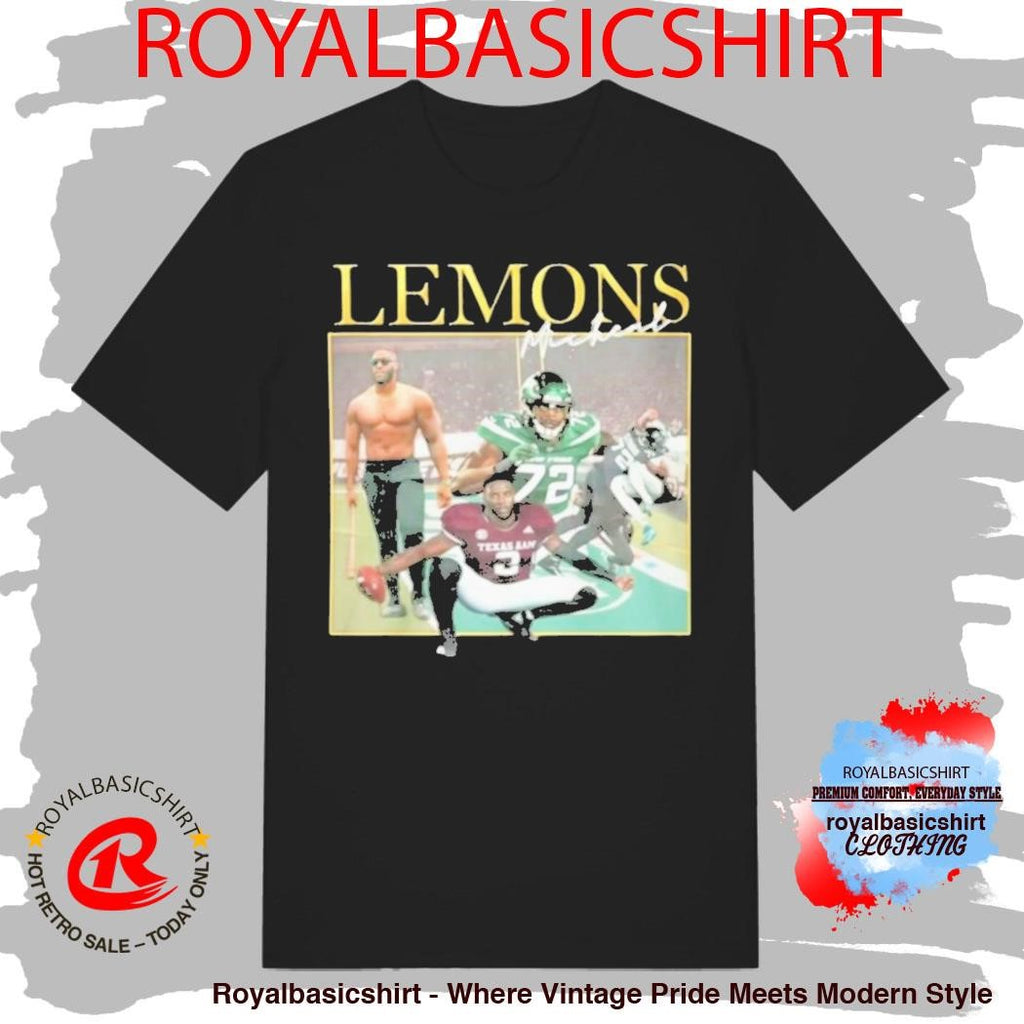 Official Micheal Lemons Football Us Shirt