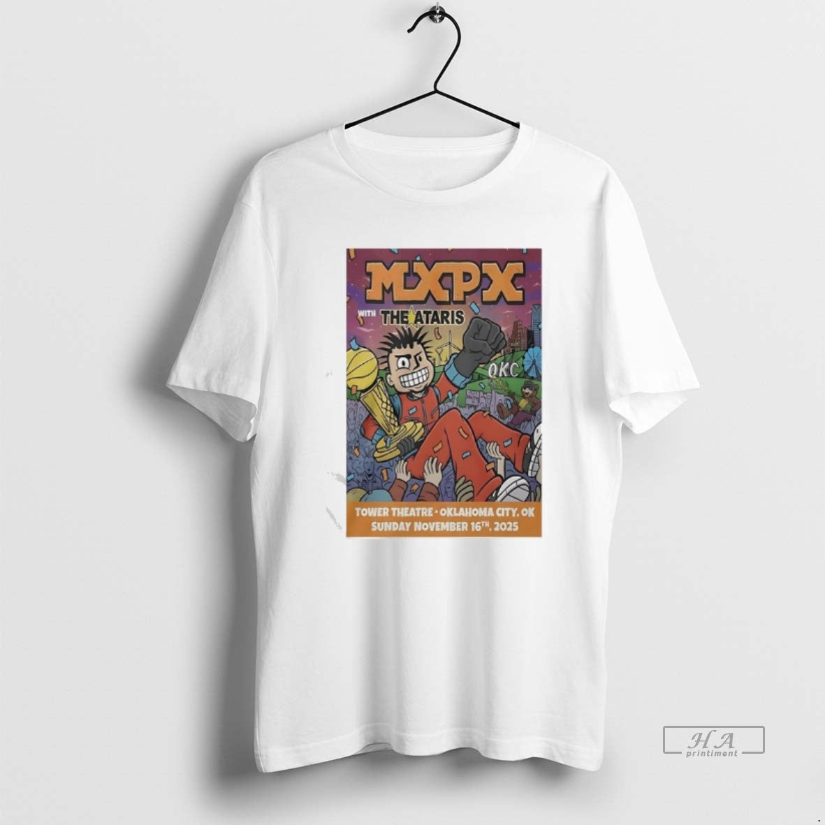 Official Mxpx With The Ataris Oklahoma City Ok November 16 2025 T-Shirts, Hoodie, Sweatshirt | PrintMintTees.com