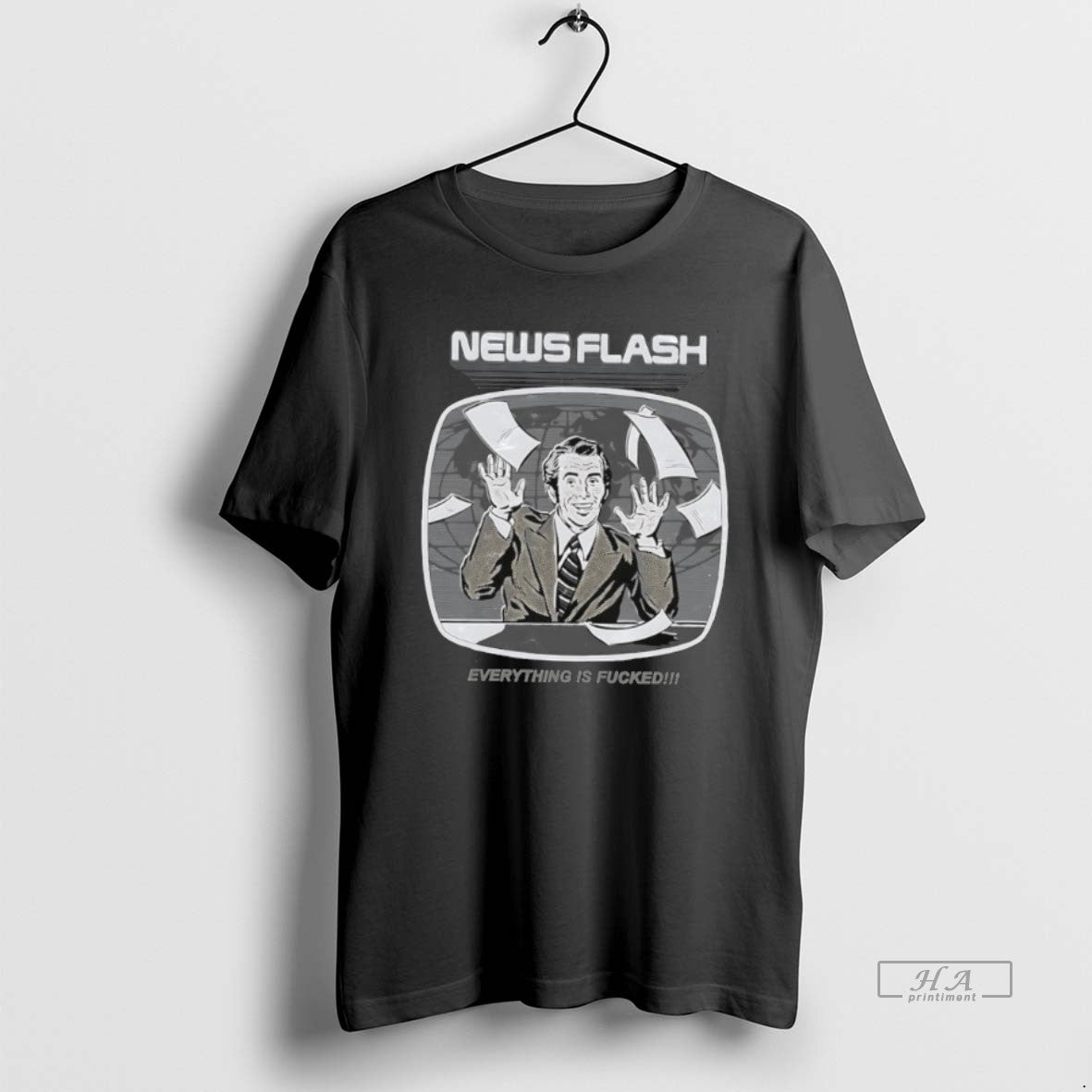 Official News Flash Everything Is Fucked T-Shirts, Hoodie, Sweatshirt | PrintMintTees.com