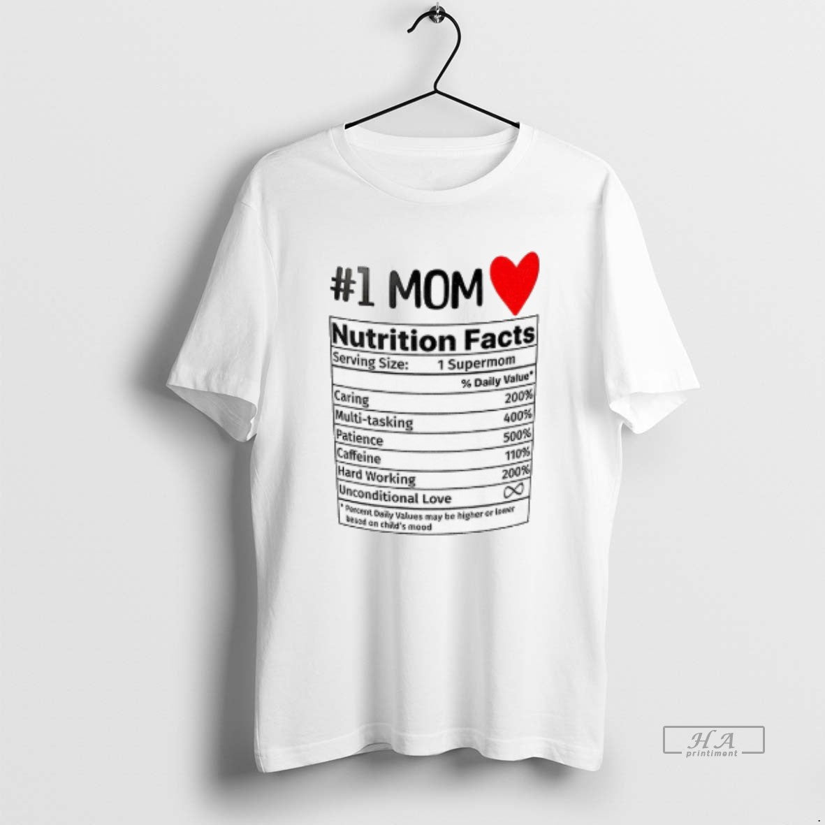 Official Number 1 Mom Nutrition Facts T-Shirts, Hoodie, Sweatshirt | PrintMintTees.com