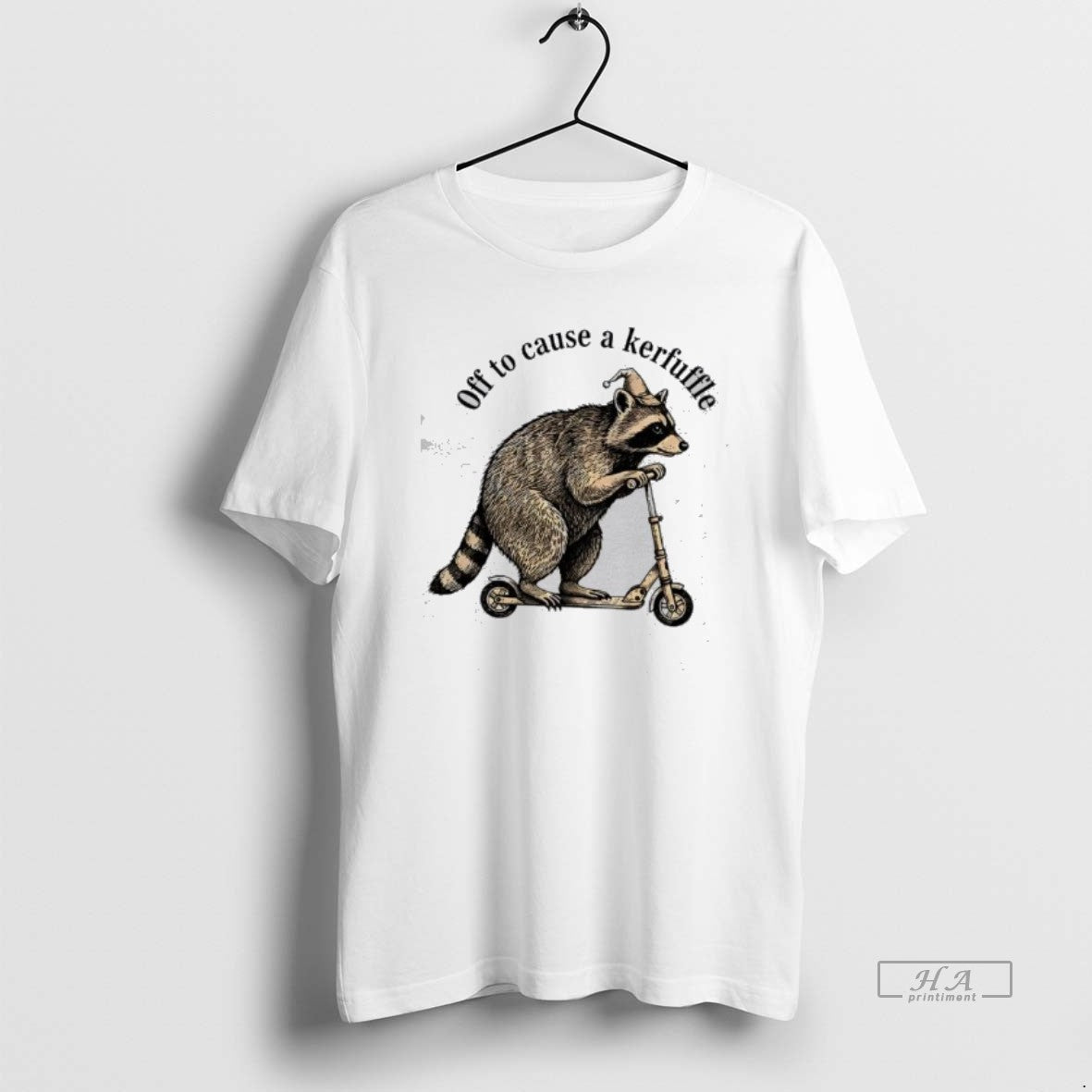 Official Off To Cause A Kerfuffle Racoon T-Shirts, Hoodie, Sweatshirt | PrintMintTees.com