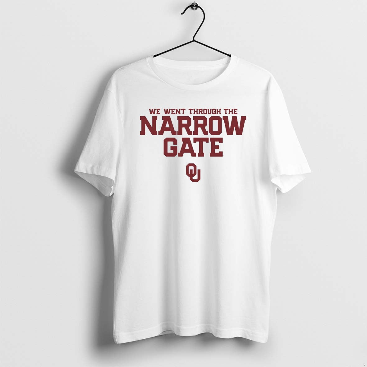 Official Oklahoma Sooners We Went Through The Narrow Gate Christmas Christmas T-Shirts, Hoodie, Sweatshirt