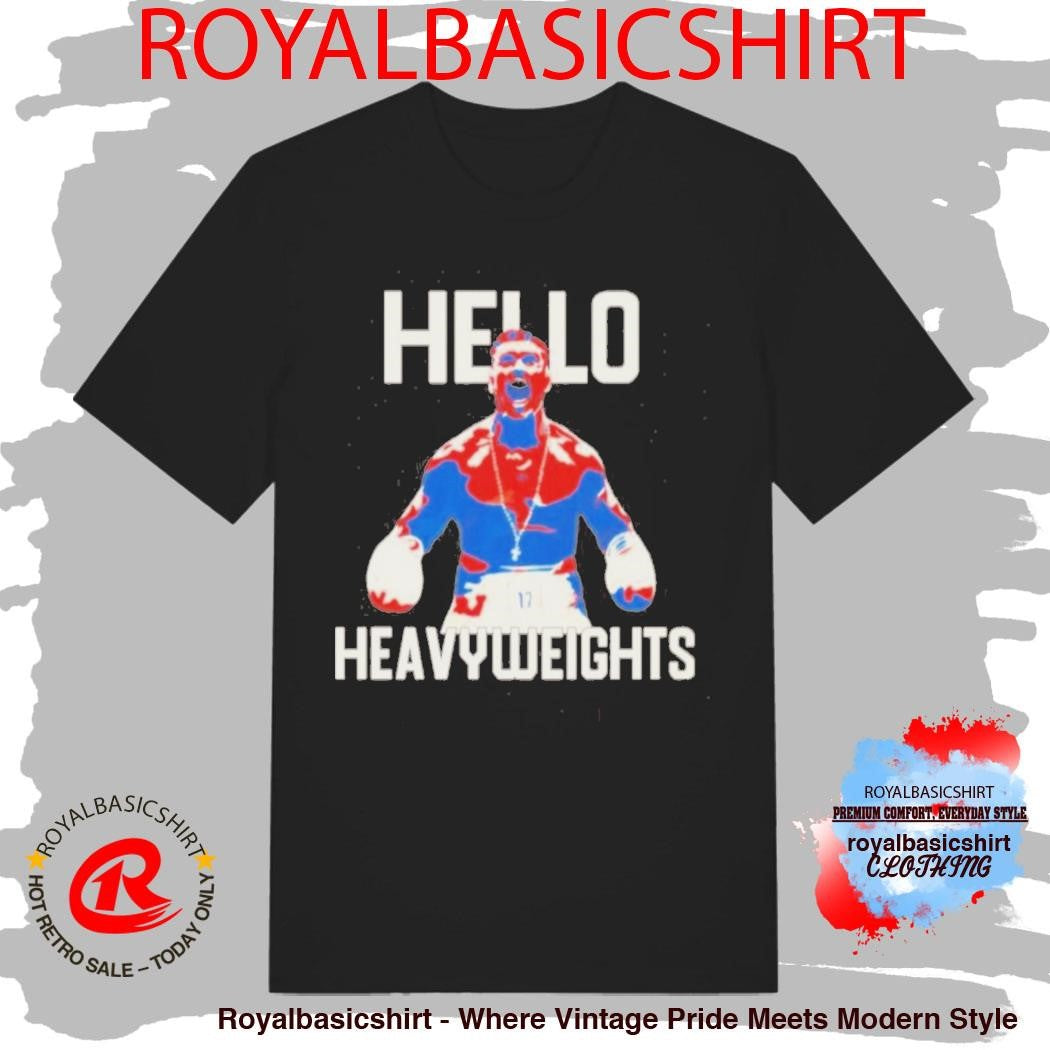Official Oleksandr Usyk Hello Heavyweights Shirt