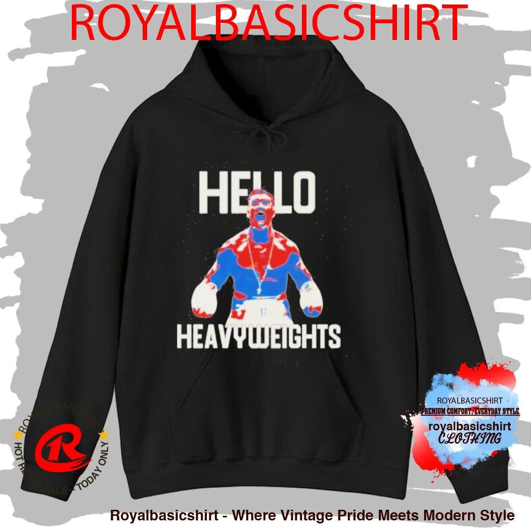 Official Oleksandr Usyk Hello Heavyweights Shirt
