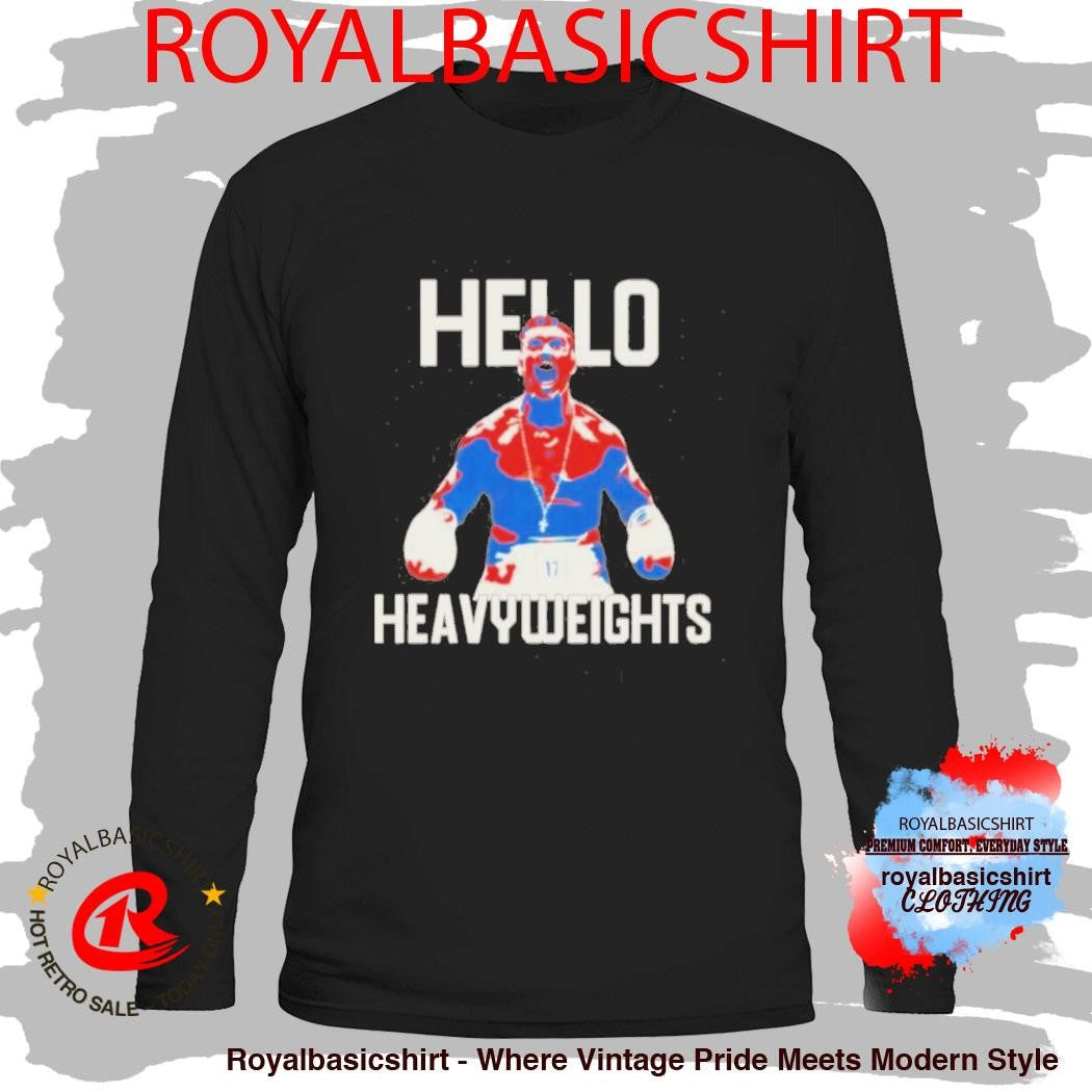 Official Oleksandr Usyk Hello Heavyweights Shirt