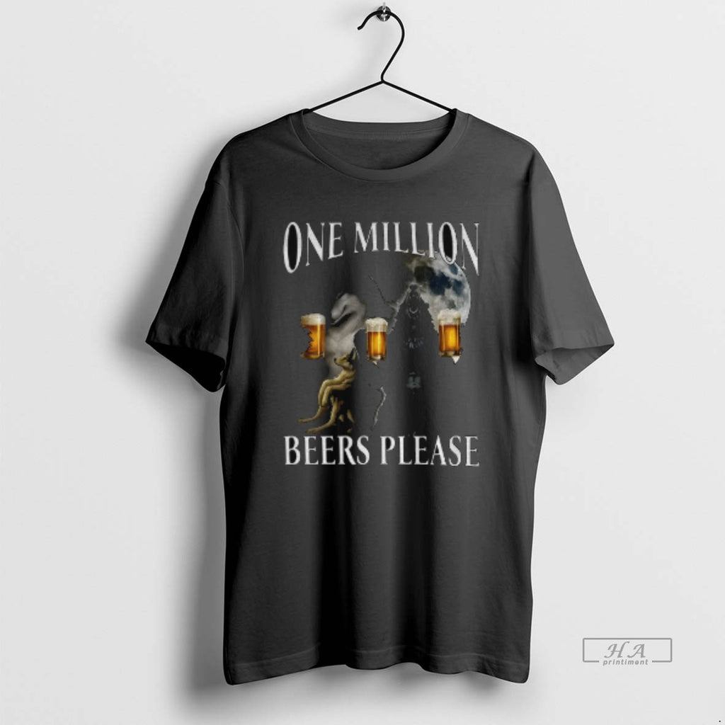 Official One Million Beers Wolf Meme T-Shirts, Hoodie, Sweatshirt | PrintMintTees.com
