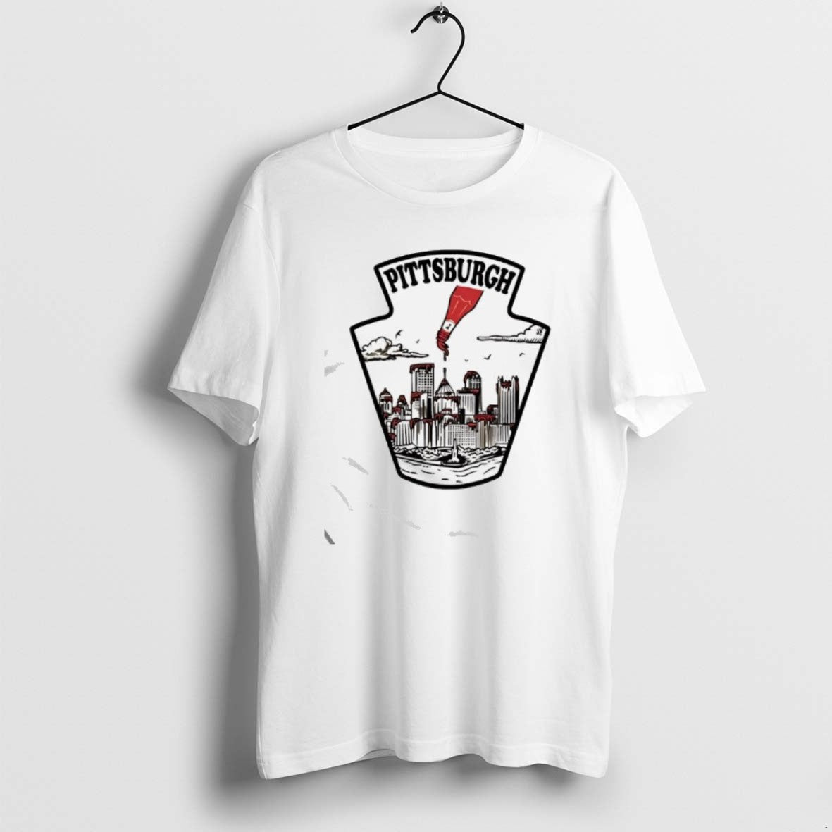 Official Pittsburgh Natural Bottle Skyline T-Shirts, Hoodie, Sweatshirt | PrintMintTees.com