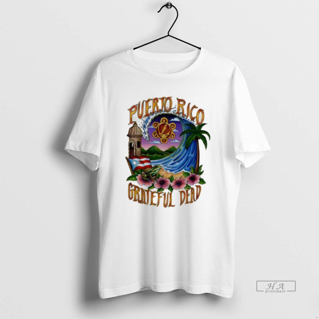 Official Puerto Rico United States Of Grateful Dead T-Shirts, Hoodie, Sweatshirt | PrintMintTees.com