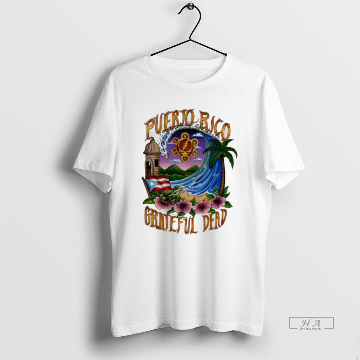 Official Puerto Rico United States Of Grateful Dead T-Shirts, Hoodie, Sweatshirt | PrintMintTees.com