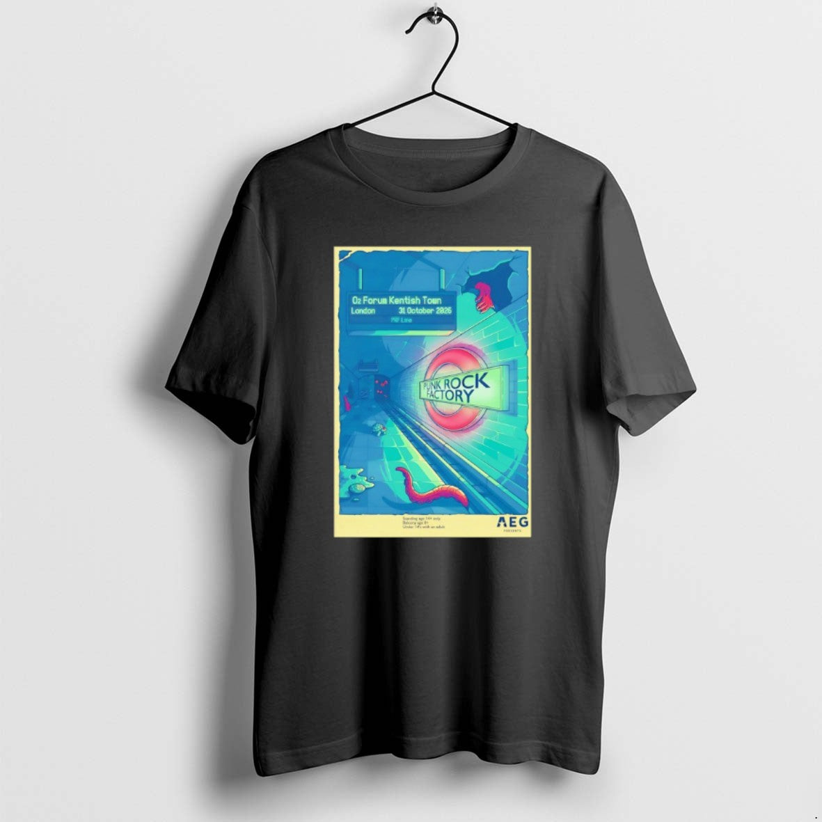 Official Punk Rock Factory Event London Uk On Oct 31 2025 T-Shirts, Hoodie, Sweatshirt | PrintMintTees.com