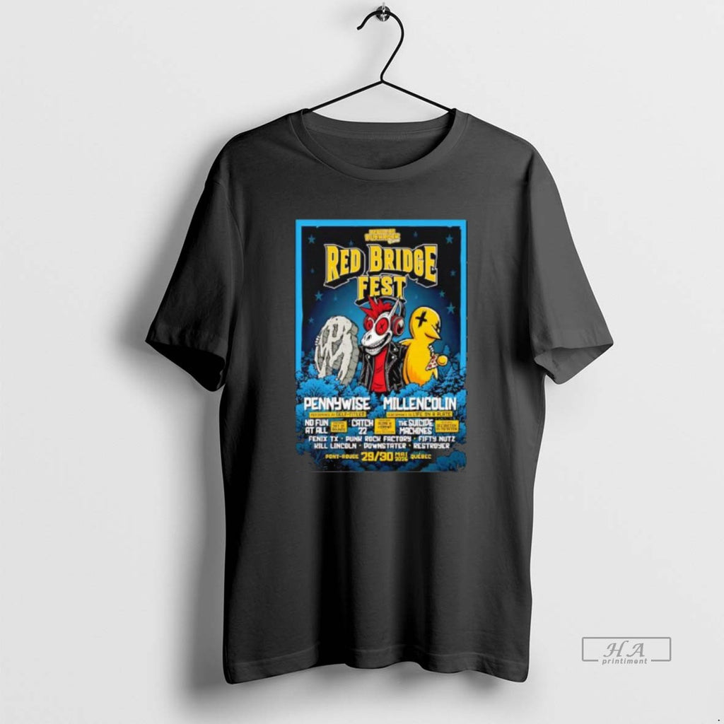 Official Red Bridge Fest People Of Punk Rock 5 29 To 5 0 2026 Quebec T-Shirts, Hoodie, Sweatshirt | PrintMintTees.com
