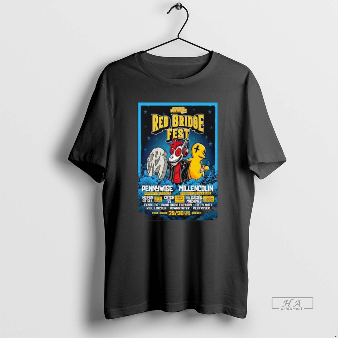 Official Red Bridge Fest People Of Punk Rock 5 29 To 5 0 2026 Quebec T-Shirts, Hoodie, Sweatshirt | PrintMintTees.com