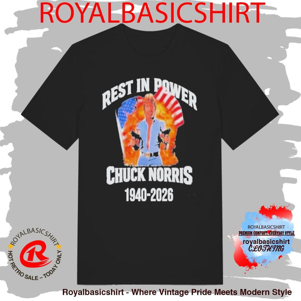 Official Rest In Peace Chuck Norris Legend 1940-2026 Shirt