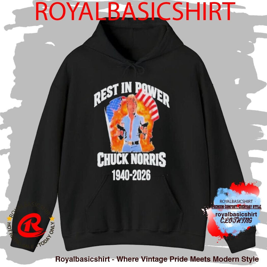 Official Rest In Peace Chuck Norris Legend 1940-2026 Shirt