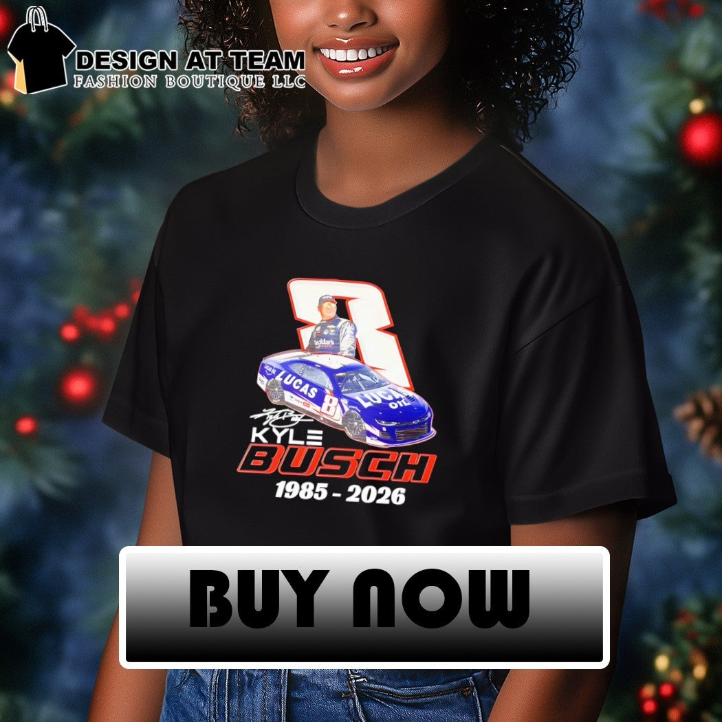 Rowdy Forever Kyle Busch 8 Lucas Oil Nascar legend 1985-2026 signature shirt
