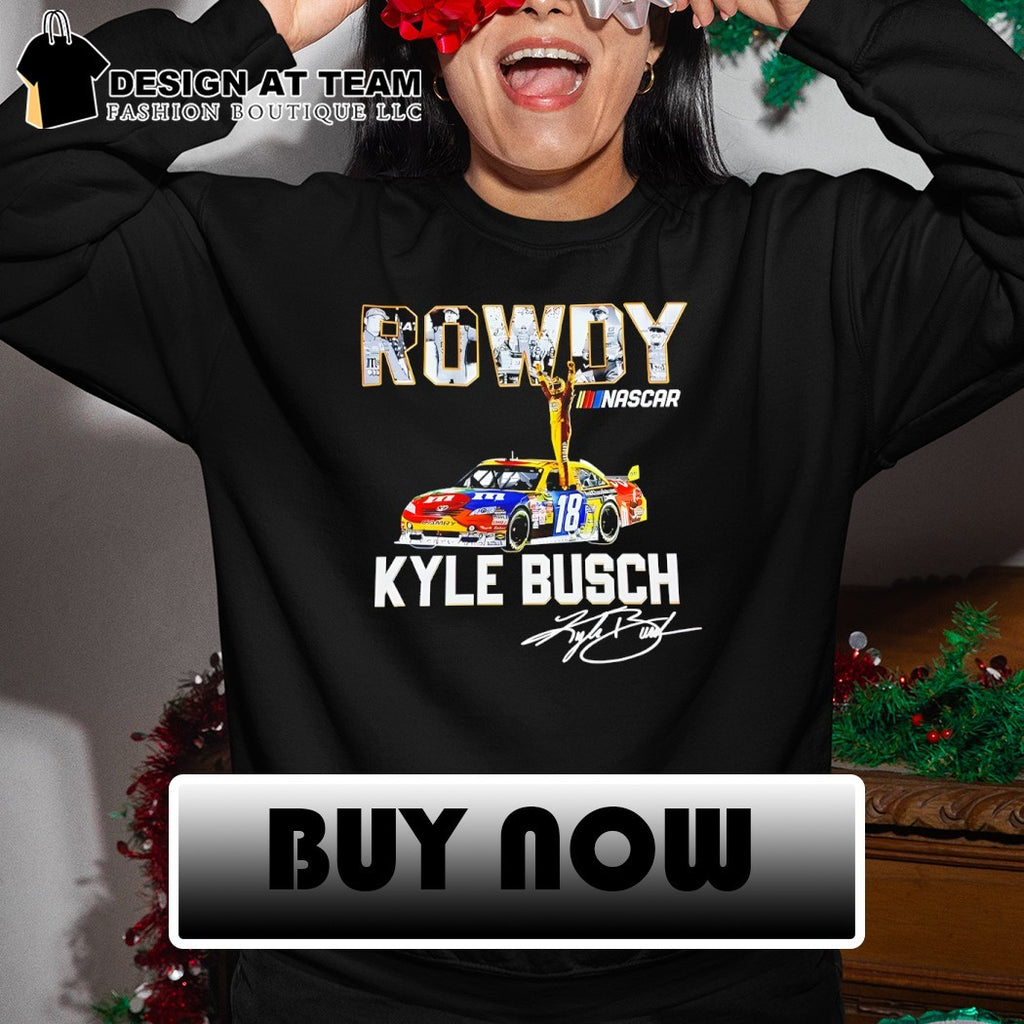 Rowdy Forever Kyle Busch Nascar legend 1985-2026 signature shirt