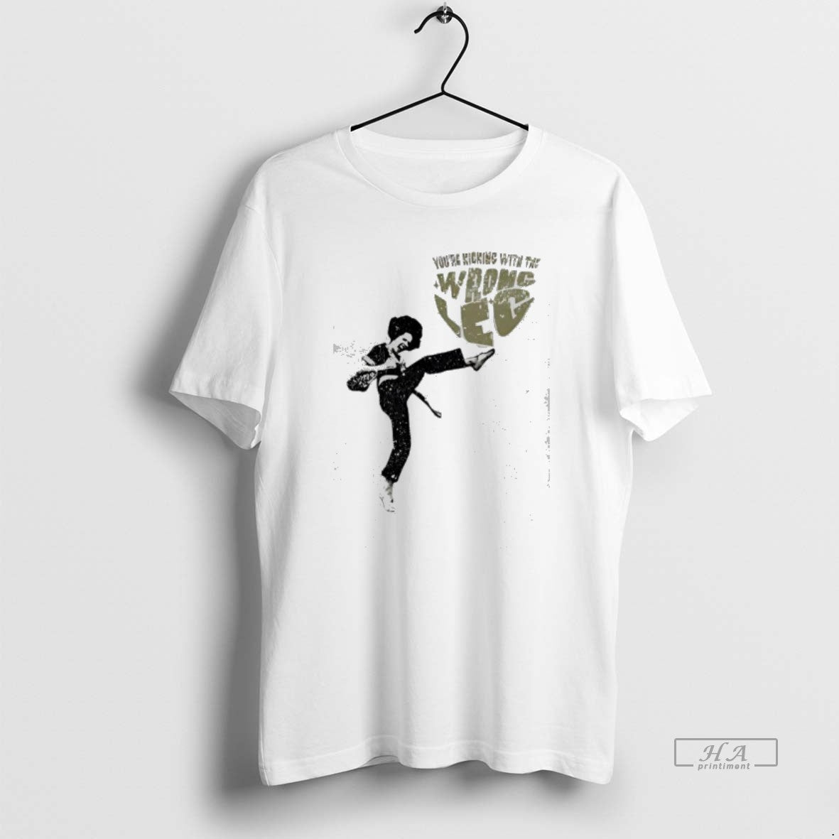 Official Sally Omalley Youre Kicking With The Wrong Leg Vintage T-Shirts, Hoodie, Sweatshirt | PrintMintTees.com