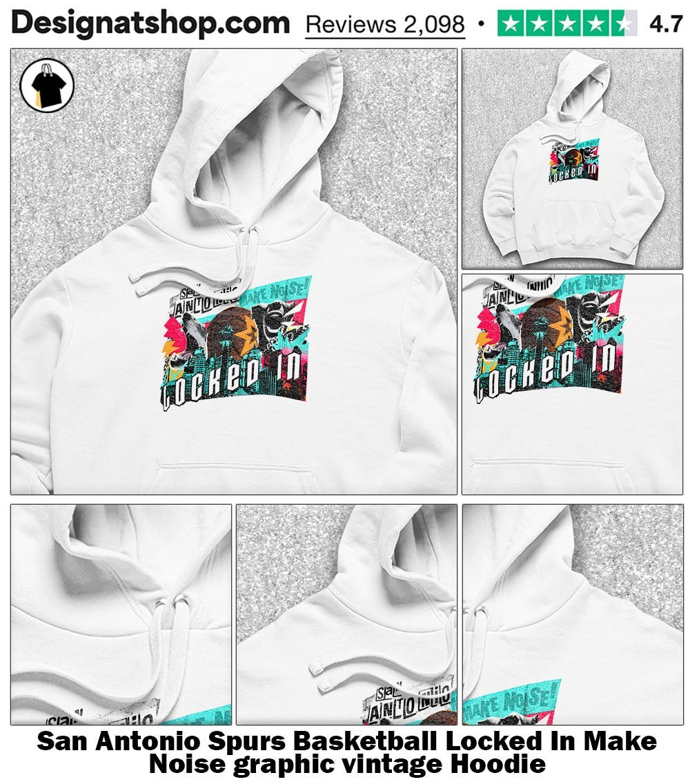San Antonio Spurs Basketball Locked In Make Noise graphic vintage shirt