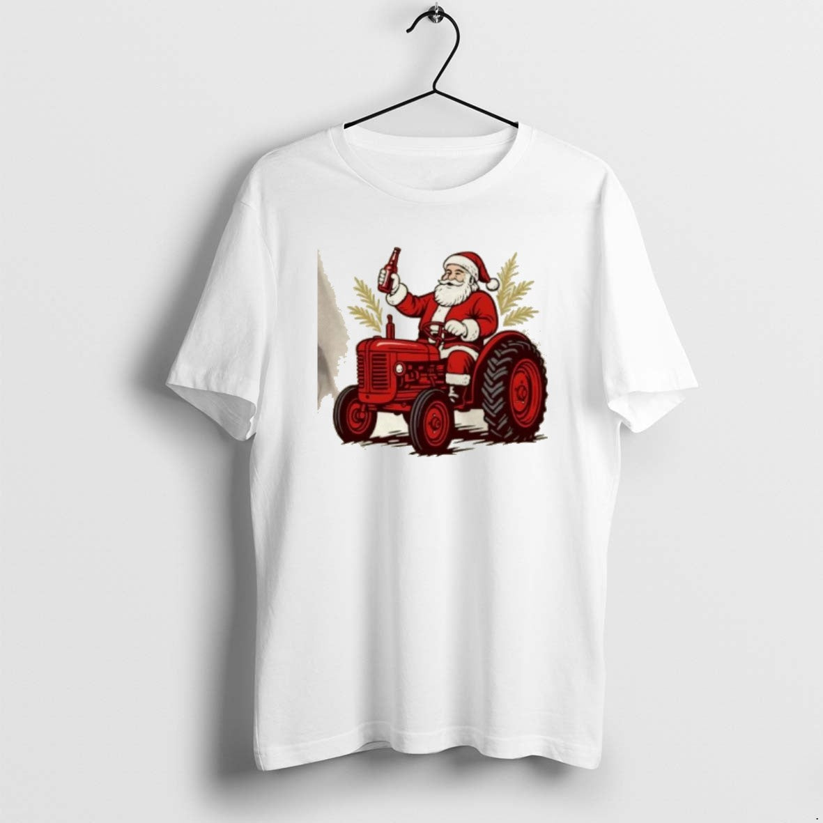Official Santa Driving Tractor Christmas T-Shirts, Hoodie, Sweatshirt | PrintMintTees.com
