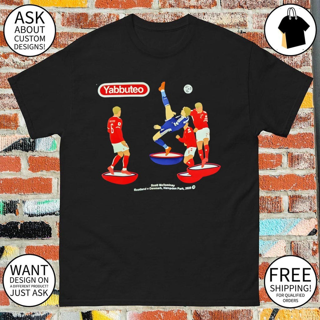 Scott McTominay’s Yabbuteo cartoon Football 2026 shirt