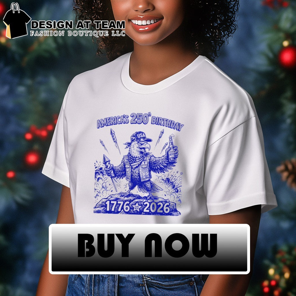 Semiquincentennial Cool Eagle Graphic America’s 250th birthday 1776-2026 shirt