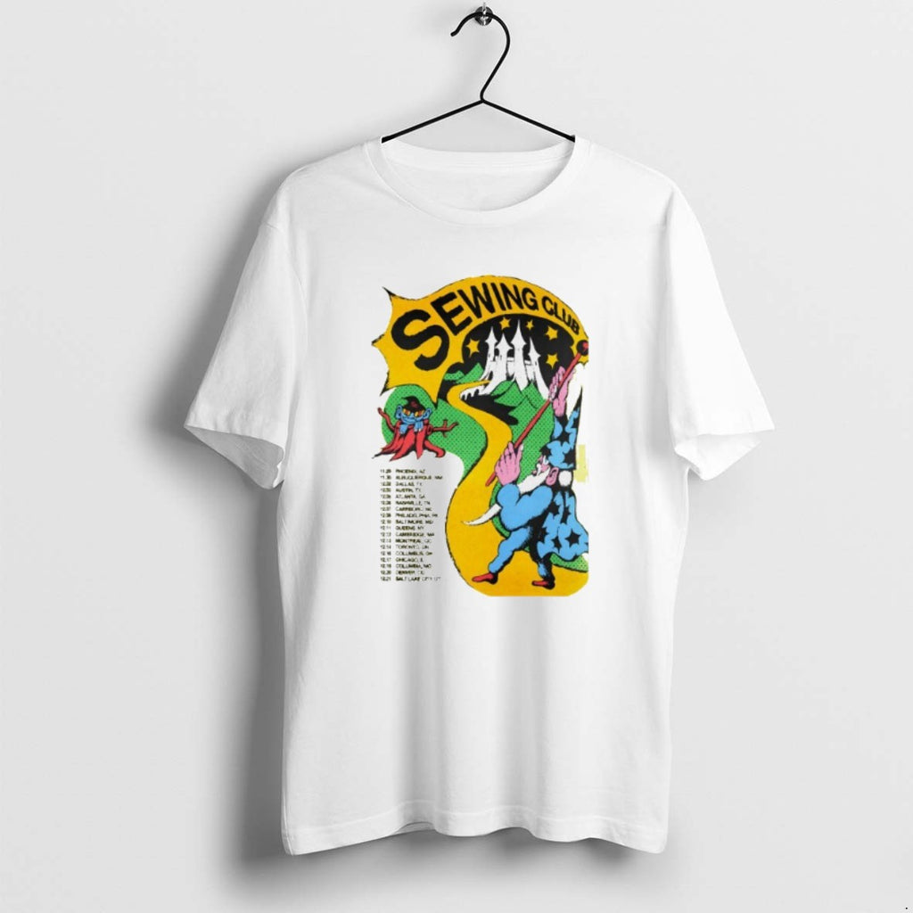 Official Sewing Club 2025 America Tour Dates T-Shirts, Hoodie, Sweatshirt | PrintMintTees.com