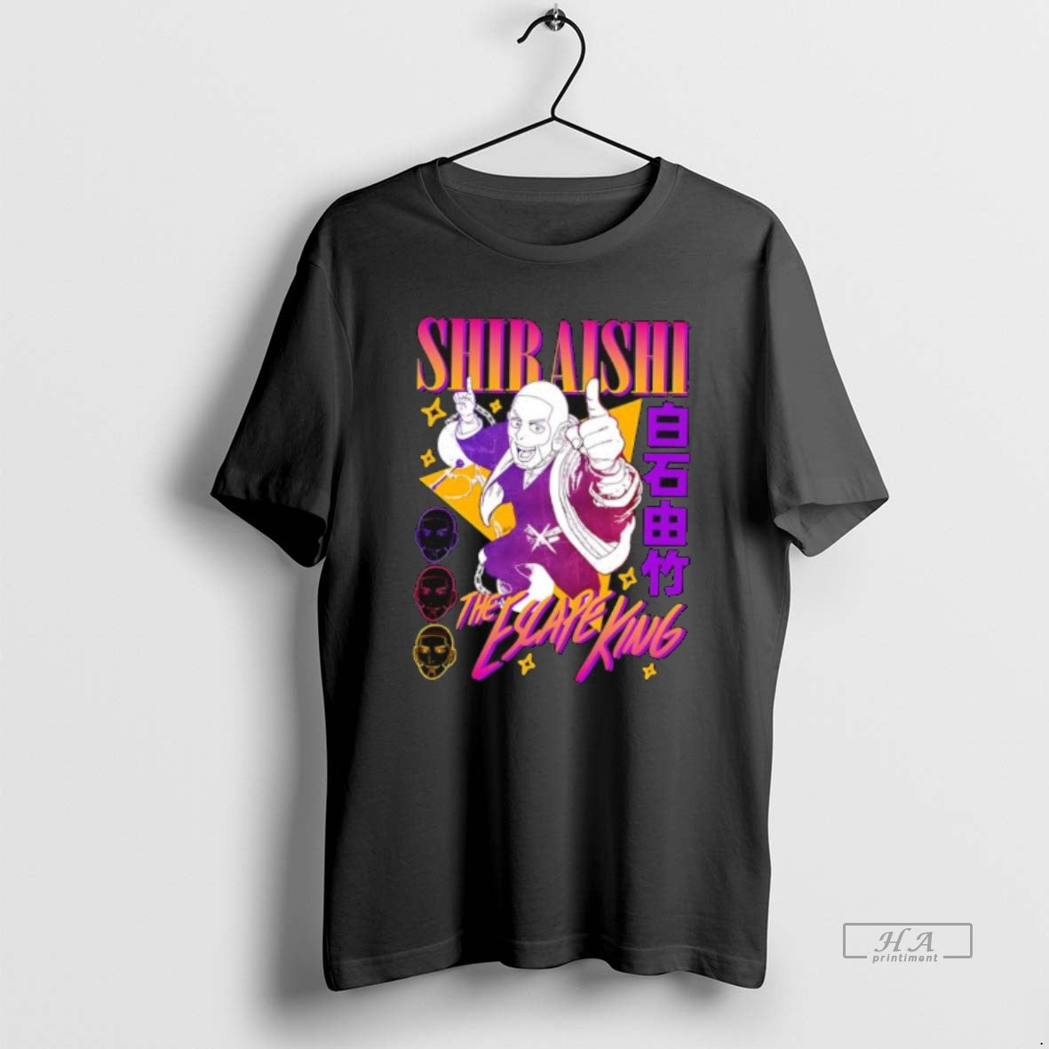 Official Shiraishi The Escape King Cartoon Graphic T-Shirts, Hoodie, Sweatshirt | PrintMintTees.com