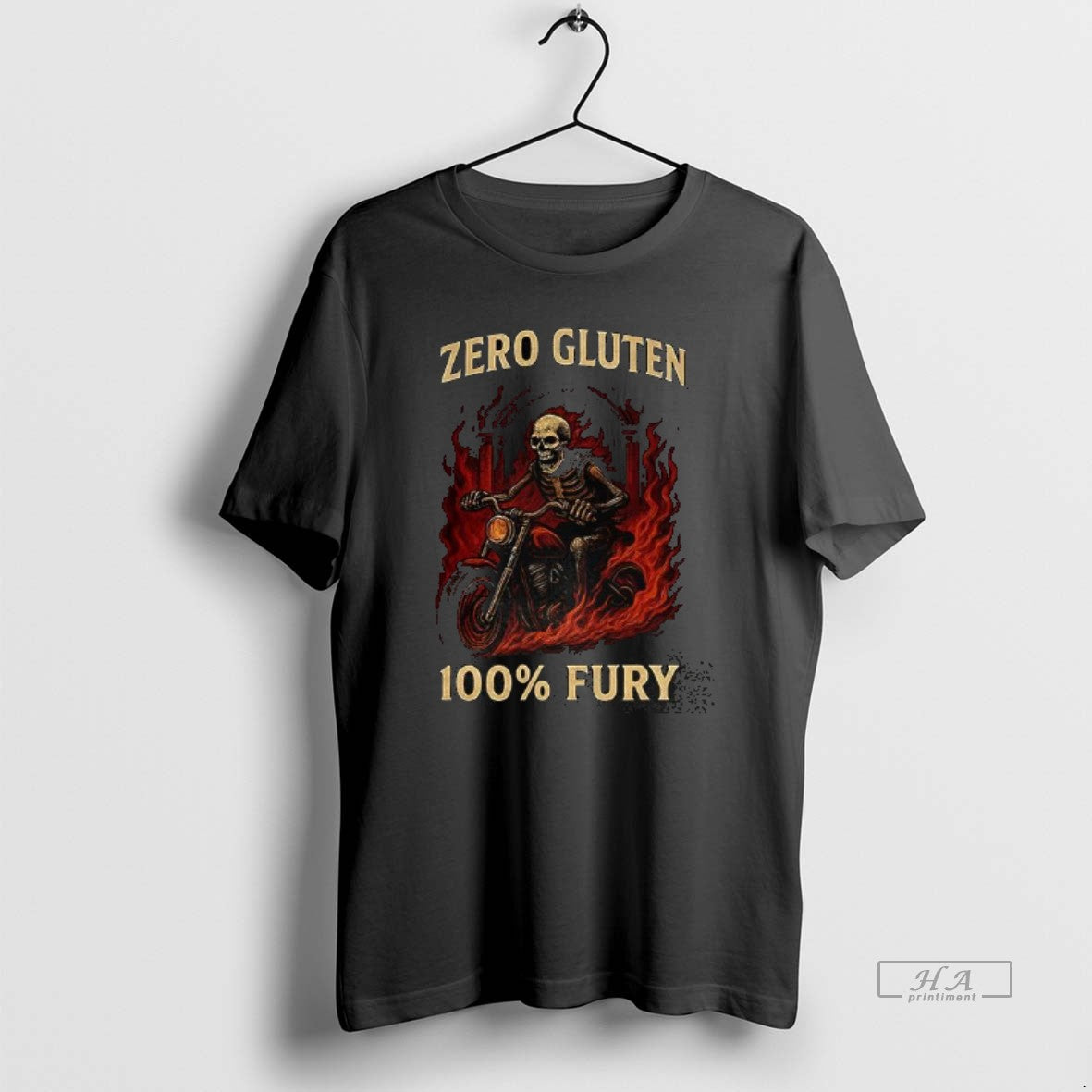 Official Skeleton Zero Gluten 100 Fury T-Shirts, Hoodie, Sweatshirt | PrintMintTees.com