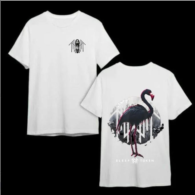 Official Sleep Token The Even In Arcadia Tour 2025 Flamingo T-shirts Hoodie Sweatshirt | PrintMintTees.com