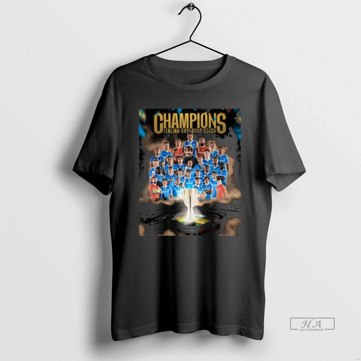 Official Ssc Napoli Are The Italian Super Cup 2025 2026 Champions Serie A T-Shirts, Hoodie, Sweatshirt | PrintMintTees.com