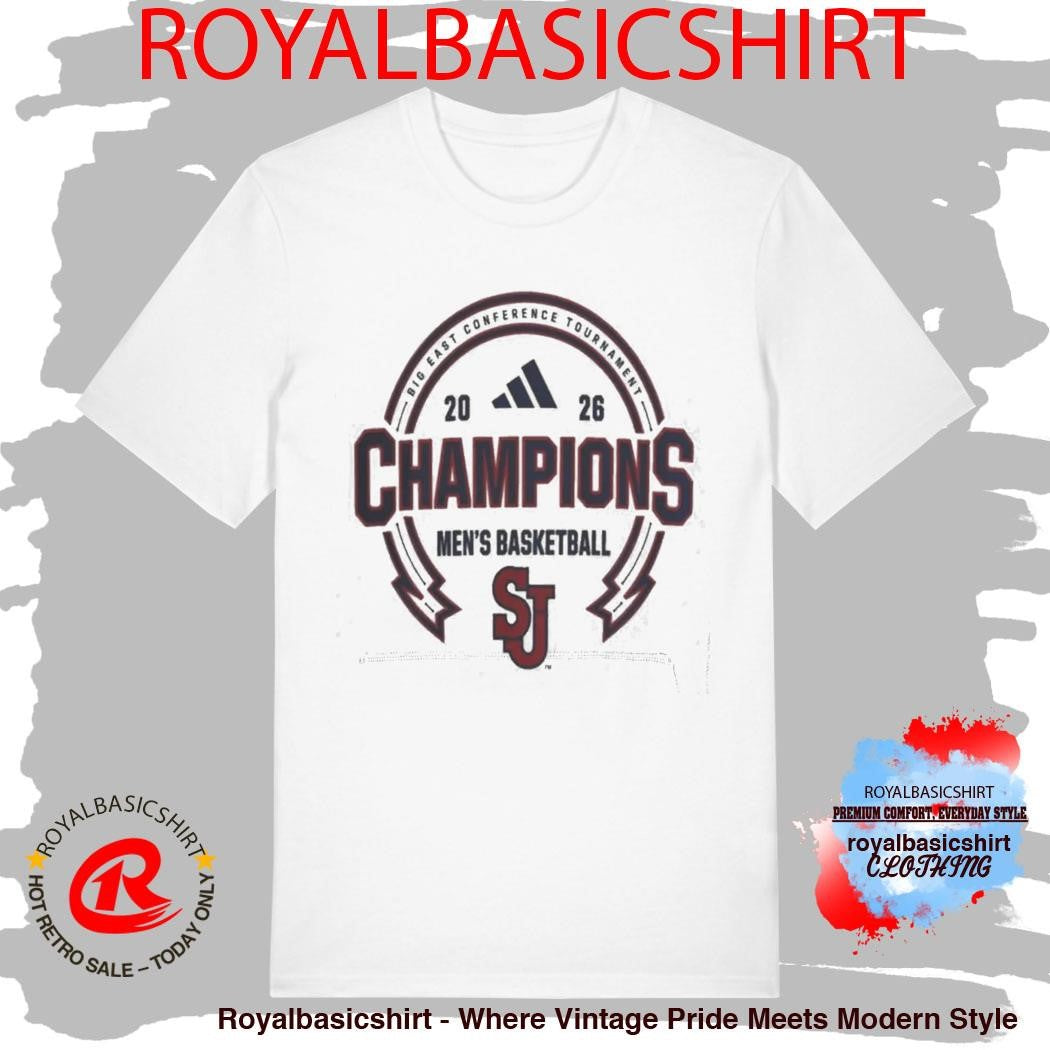 Official St. John’S Men’S Basketball 2026 Big East Shirt
