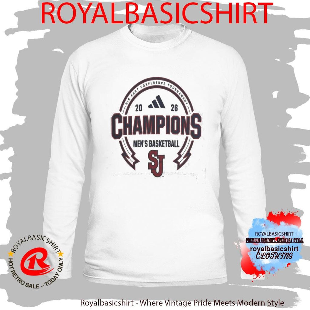 Official St. John’S Men’S Basketball 2026 Big East Shirt