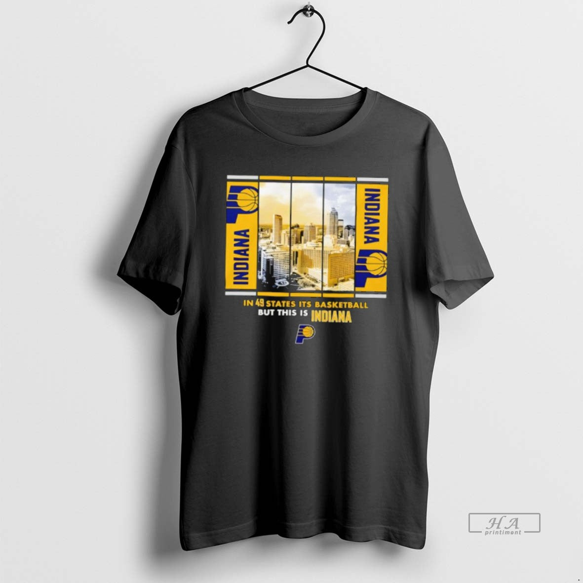 Official Stadium Essentials Charcoal Indiana Pacers Skyline Boxout T-Shirts, Hoodie, Sweatshirt