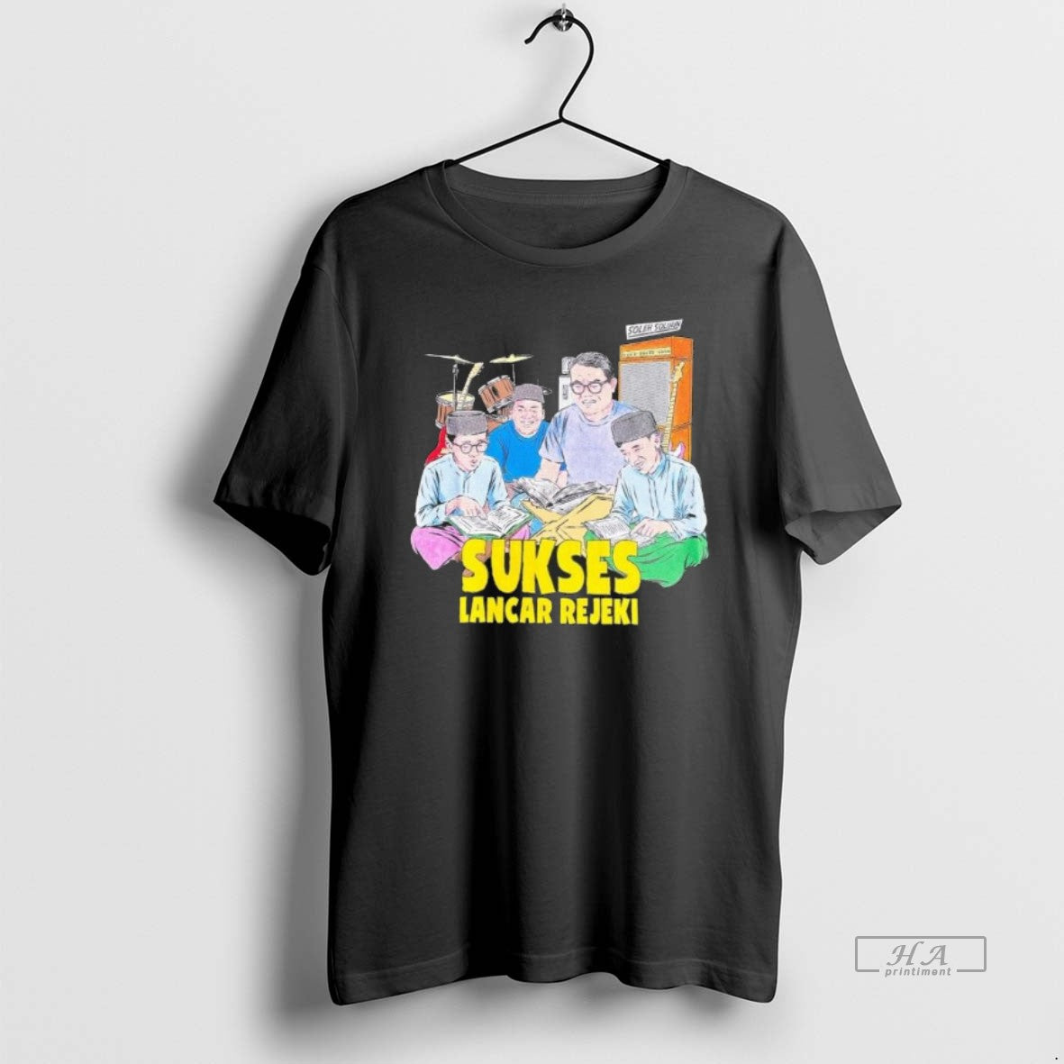 Official Sukses Lancar Rejeki X Soleh Solihub Punk Tapi Ngaji T-Shirts, Hoodie, Sweatshirt | PrintMintTees.com