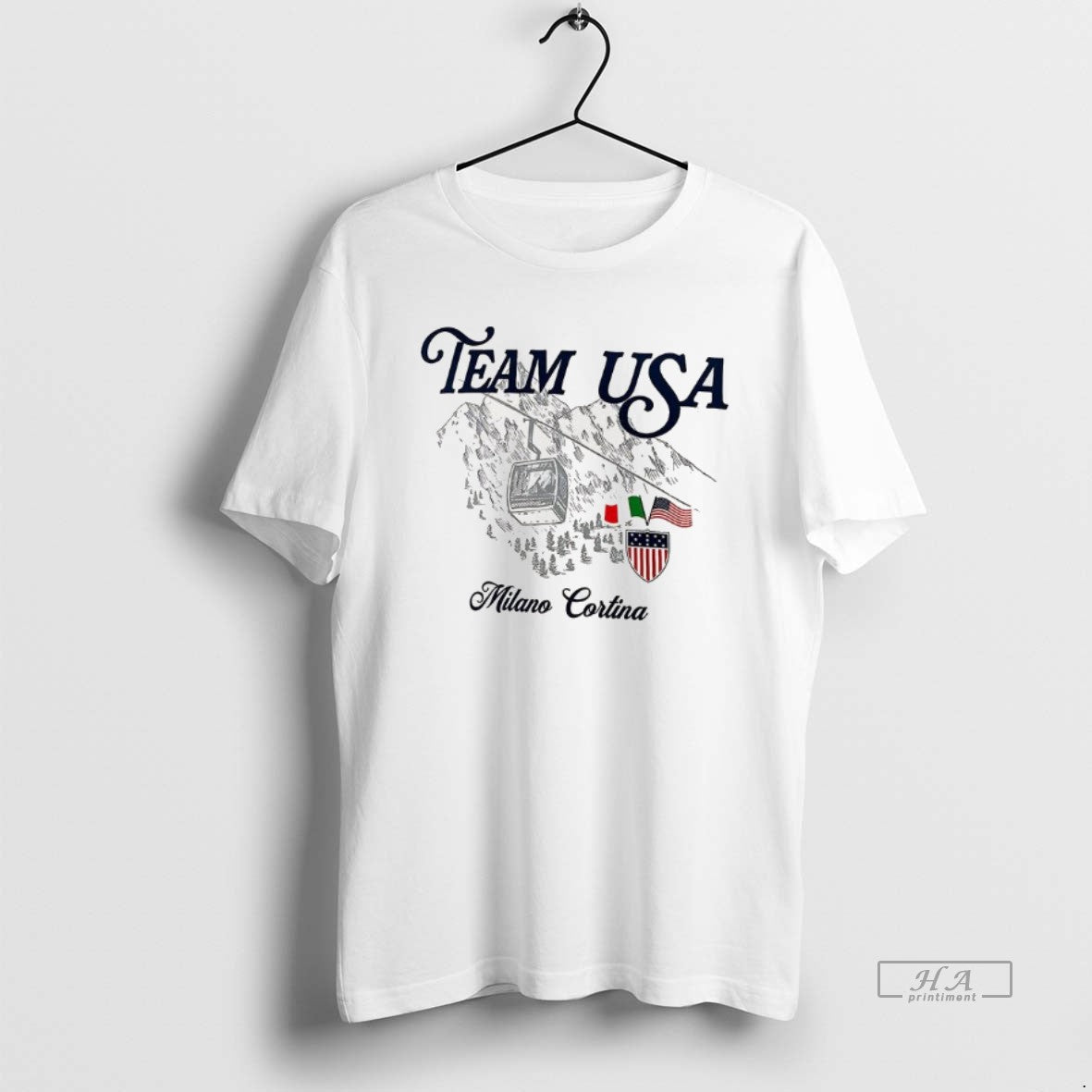 Official Team Usa 2026 Winter Olympics Flag T-Shirts, Hoodie, Sweatshirt | PrintMintTees.com