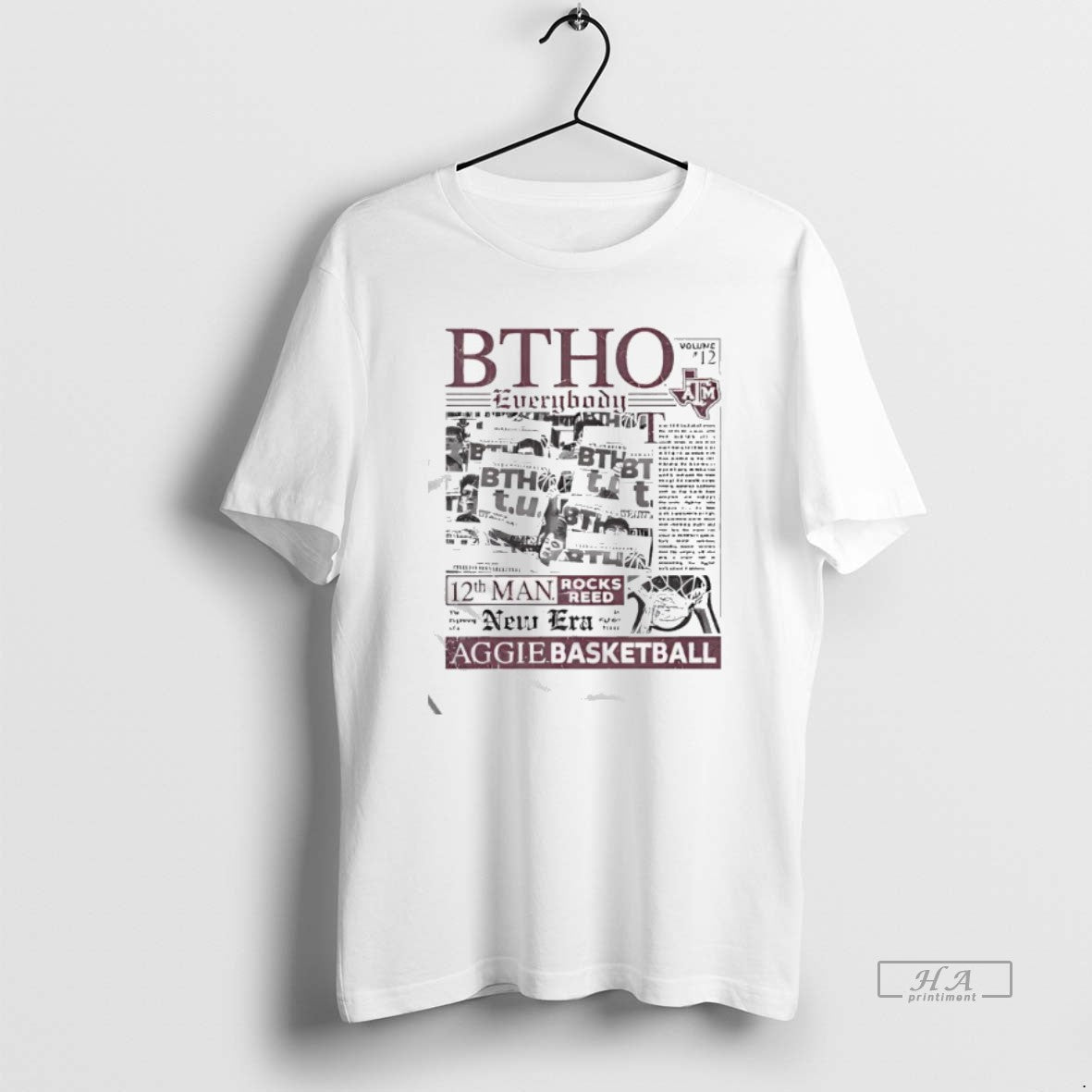 Official Texas Am Aggies Btho Everybody Basketball T-Shirts, Hoodie, Sweatshirt | PrintMintTees.com