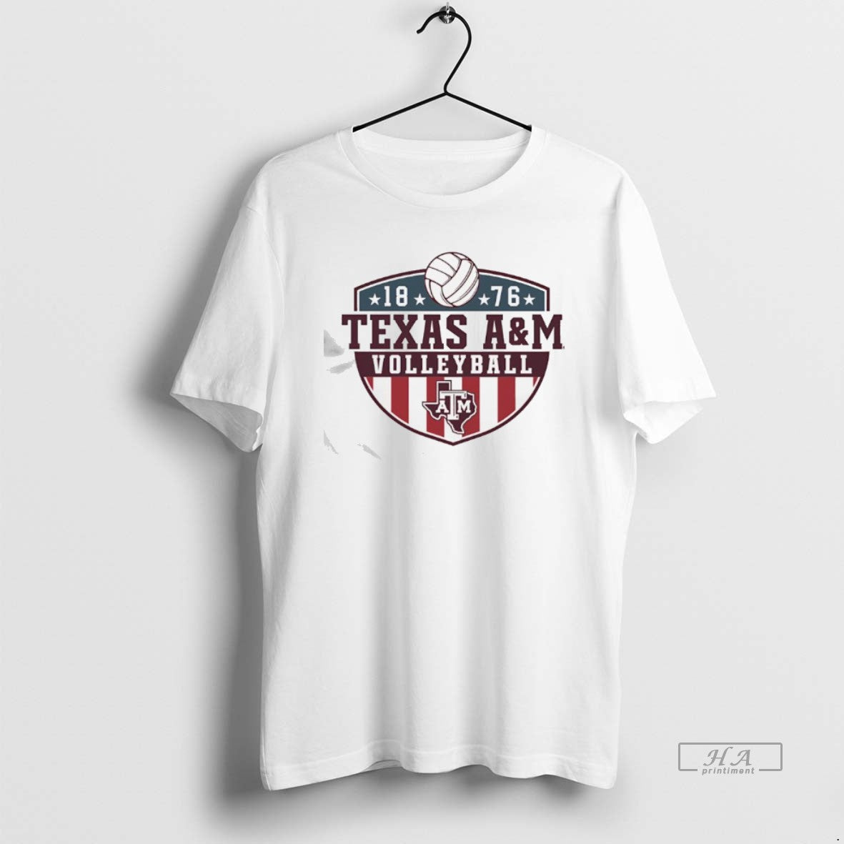 Official Texas Am Volleyball 1876 Military Appreciation T-Shirts, Hoodie, Sweatshirt | PrintMintTees.com