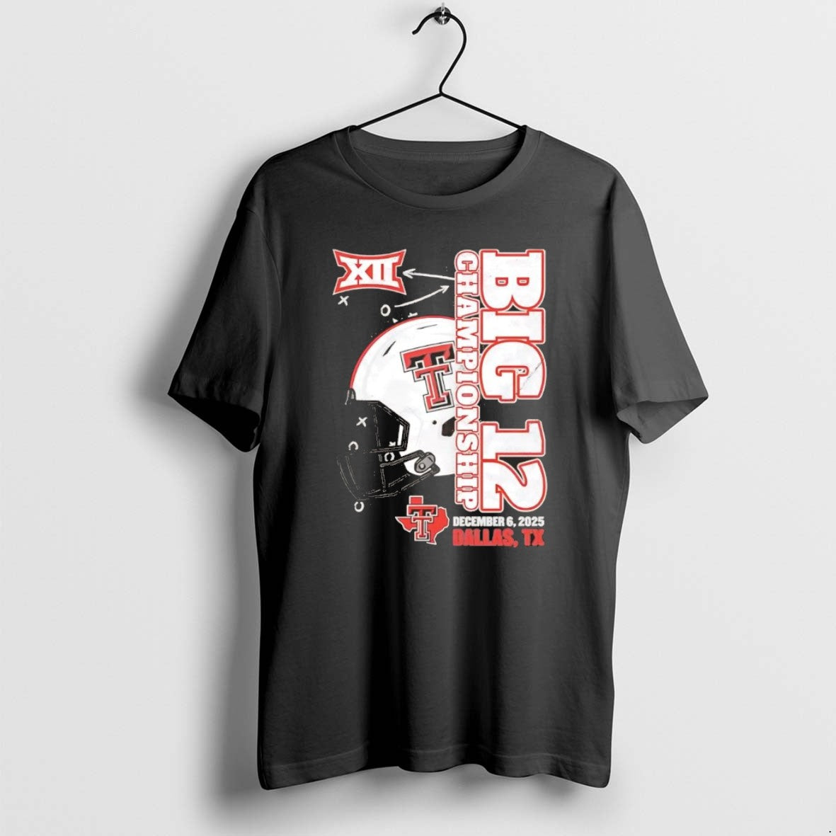 Official Texas Tech Red Raiders 2025 Big 12 Championship Christmas Chriast T-Shirts, Hoodie, Sweatshirt | PrintMintTees.com