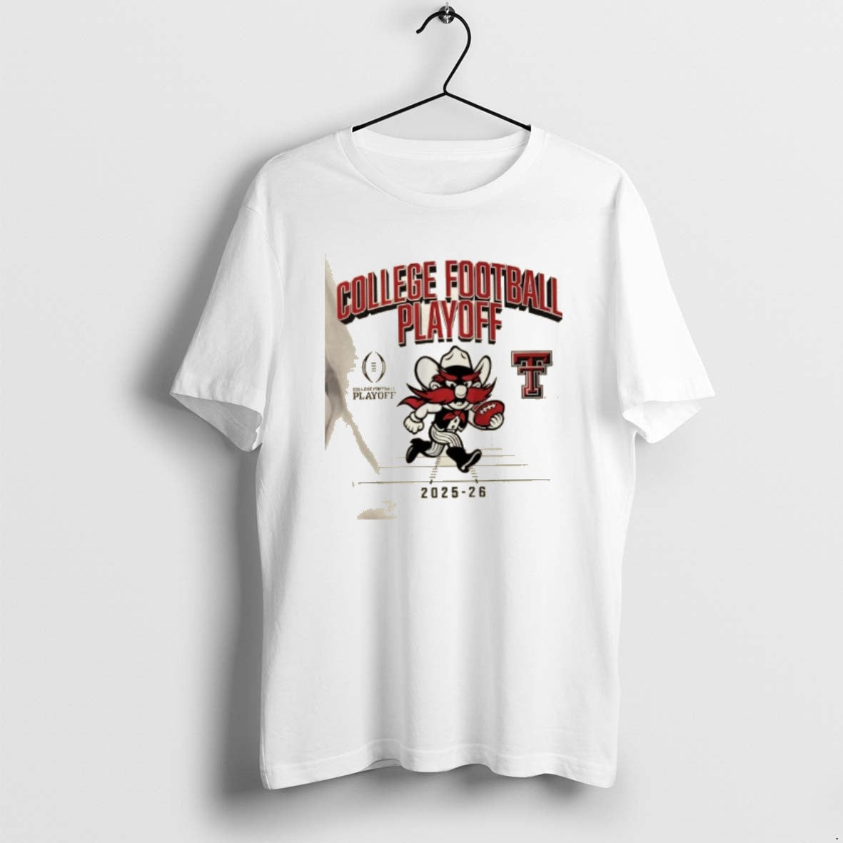 Official Texas Tech Red Raiders Football 2025 Cfb Playoff Mascot T-Shirts, Hoodie, Sweatshirt | PrintMintTees.com