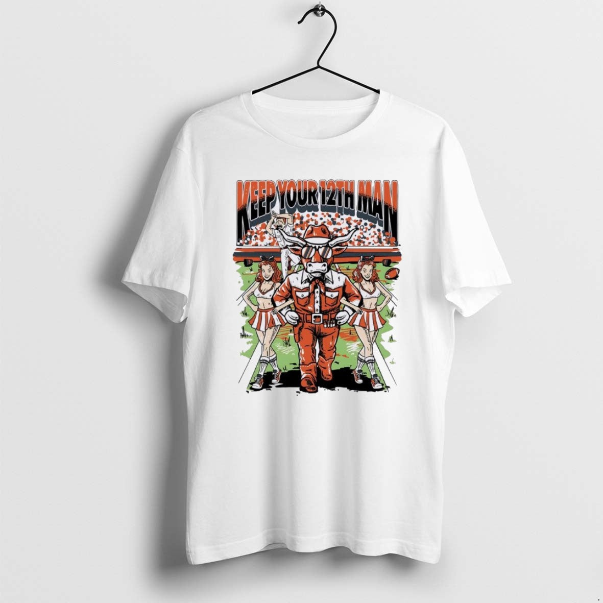 Official Texas Longhorns Keep Your 12th Man Christmas Christmas T-Shirts, Hoodie, Sweatshirt | PrintMintTees.com