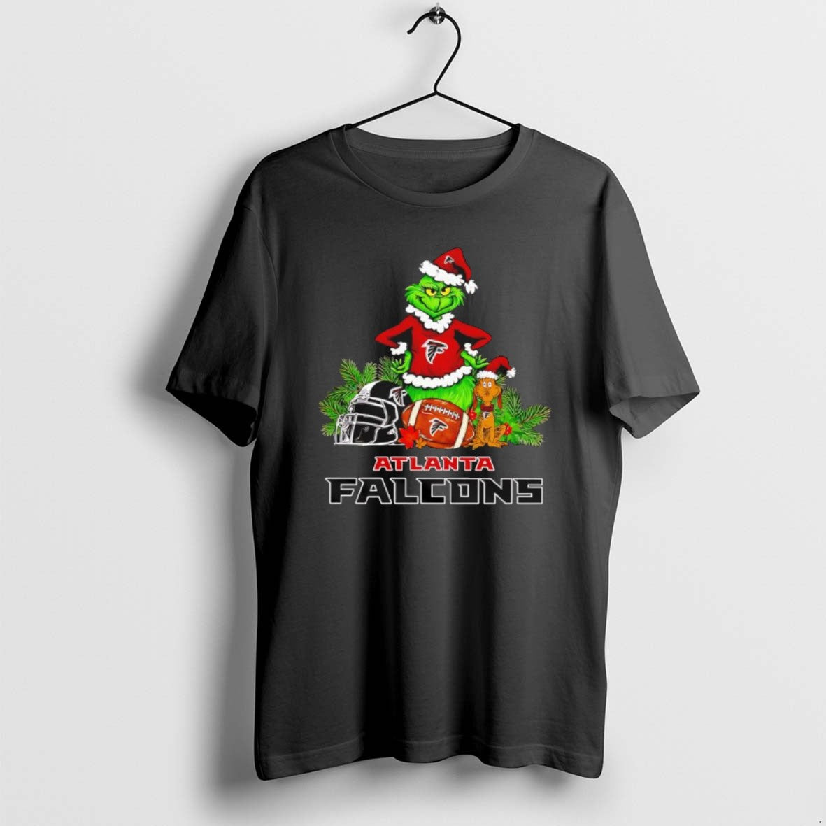 Official The Grinch And Max Atlanta Falcons Christmas Helmet Items T-Shirts, Hoodie, Sweatshirt | PrintMintTees.com